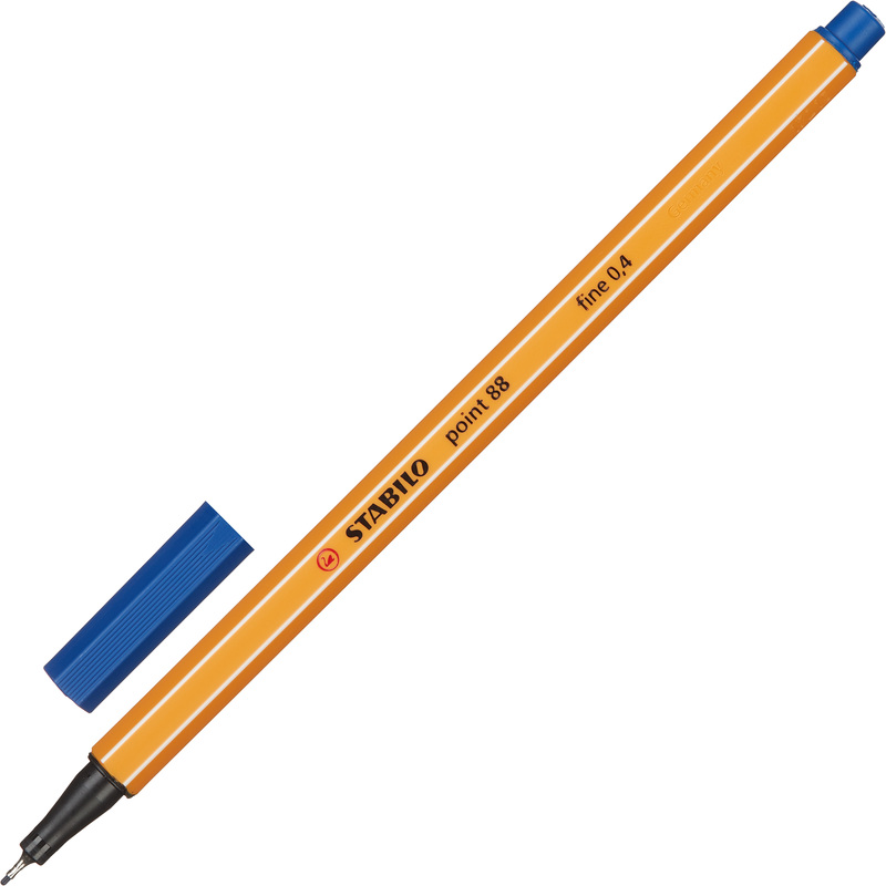 Изображение товара Линер Stabilo Point 88/41 синий 0.4 мм, Германия
