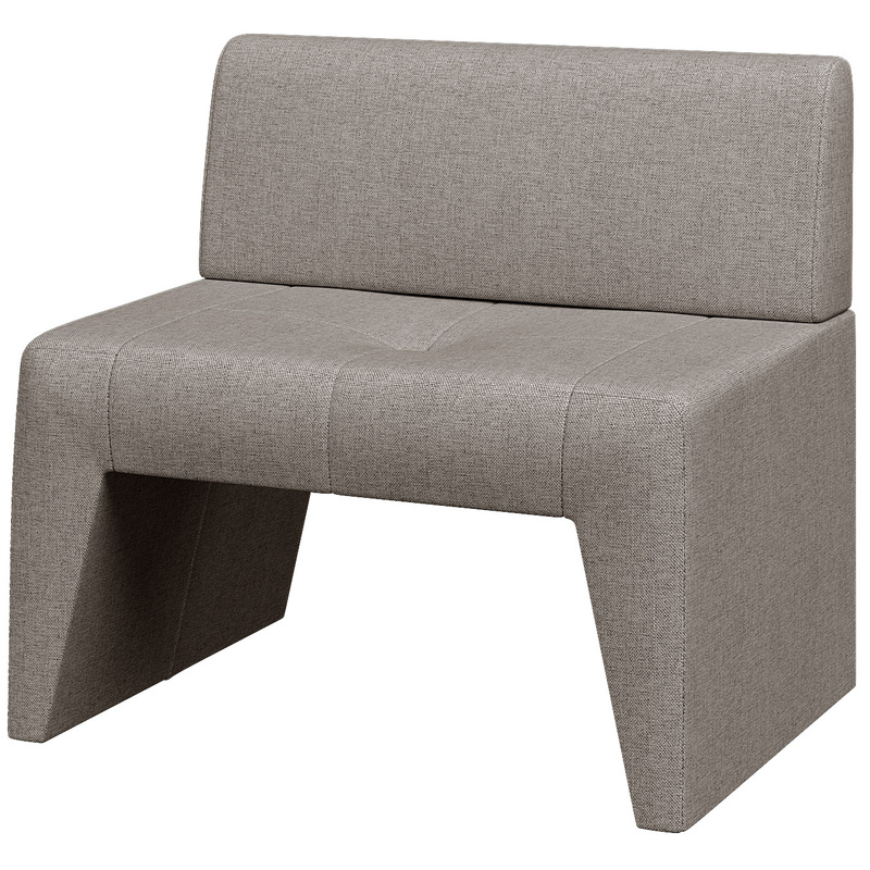 Изображение товара Диван Кит 1-местный серый с тканевой обивкой