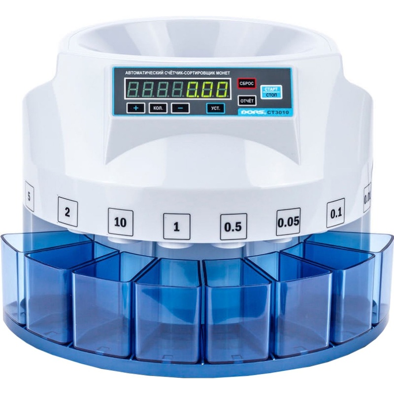 Изображение товара Счетчик монет Dors CT3010 для пересчета и сортировки российских монет