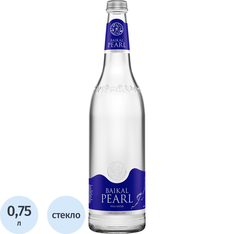 Изображение товара Вода питьевая Baikal Pearl негазированная 0.75 л натуральная из Байкала