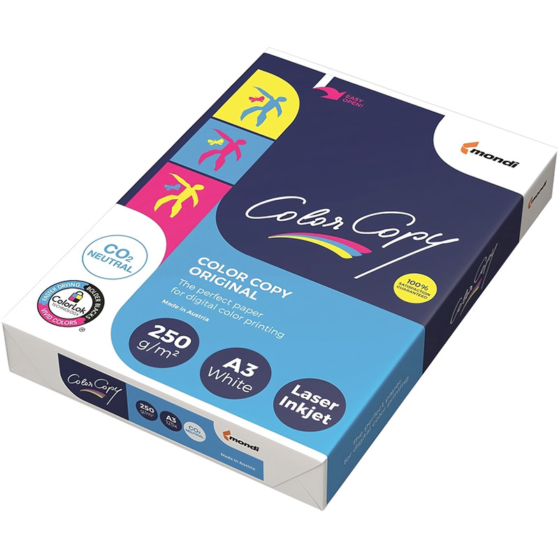 Изображение товара Бумага для цветной лазерной печати Color Copy А3 250 г/кв.м 125 листов качественная