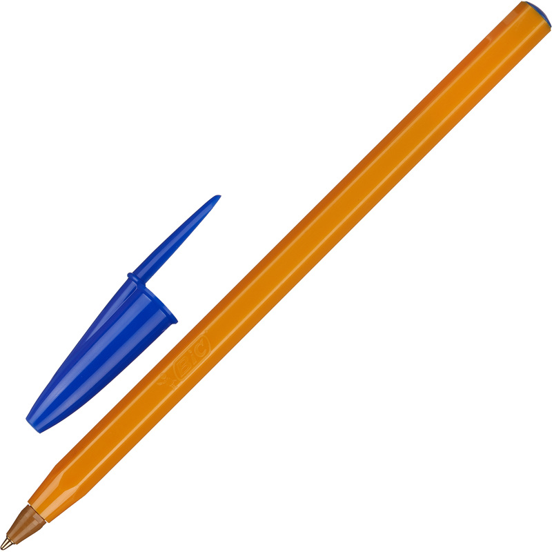 Изображение товара Ручка шариковая неавтоматическая Bic Orange синяя (толщина линии 0.3 мм)