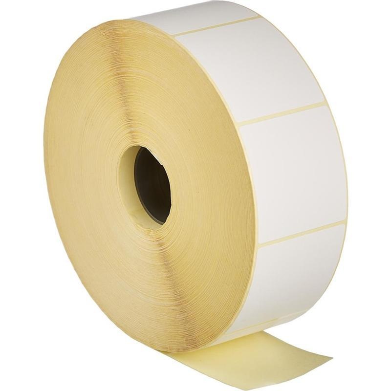 Изображение товара Этикетки термотрансферные 58x40 мм белые полуглянцевые, 6 рулонов по 5000 шт