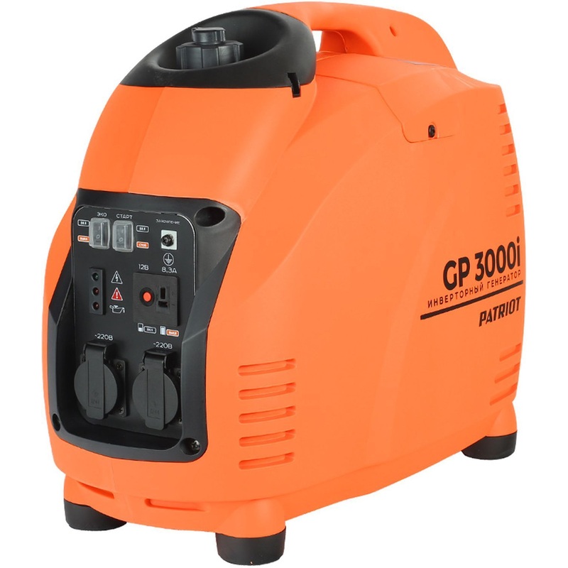 Изображение товара Бензиновый инверторный генератор Patriot GP 3000i 3 кВт портативный