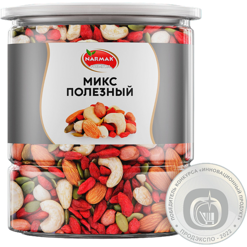 Изображение товара Набор орехов и сухофруктов Narmak Полезный 500 г для здорового питания