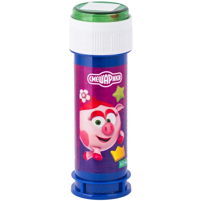 Изображение товара Мыльные пузыри Весёлая Затея Смешарики Яркие 60 мл