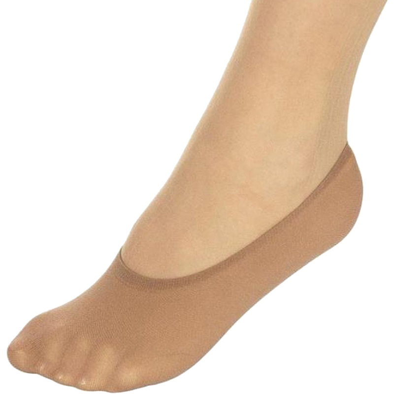 Изображение товара Подследники женские бежевые без рисунка размер 23-27 (100 пар/200 штук)