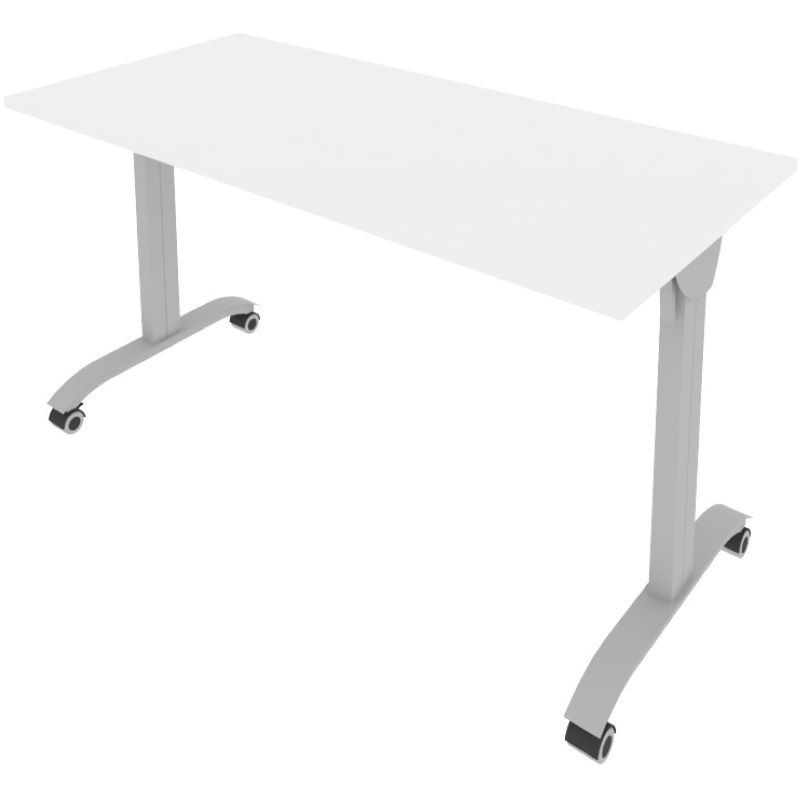 Изображение товара Стол складной СМ5 прямой (белый, 1400x650x757)