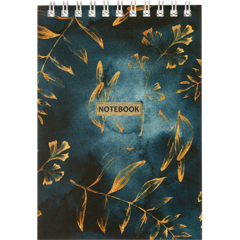 Изображение товара Блокнот Attache Selection Floral А6 60 листов синий в клетку