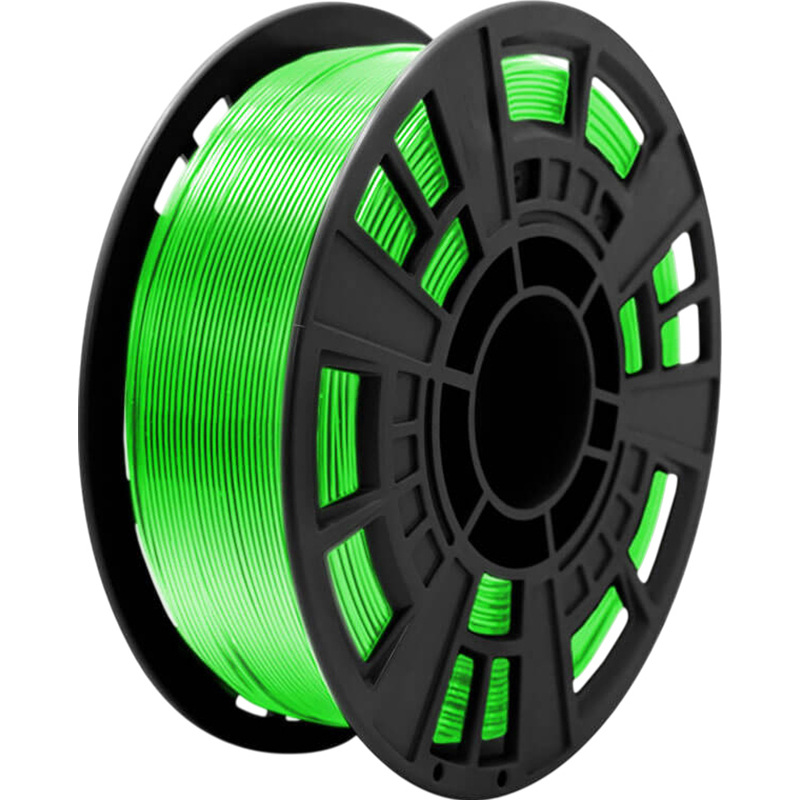 Изображение товара Пластик PLA+ Silk для 3D-принтера Lider-3D зеленый глянцевый 1.75 мм 1 кг