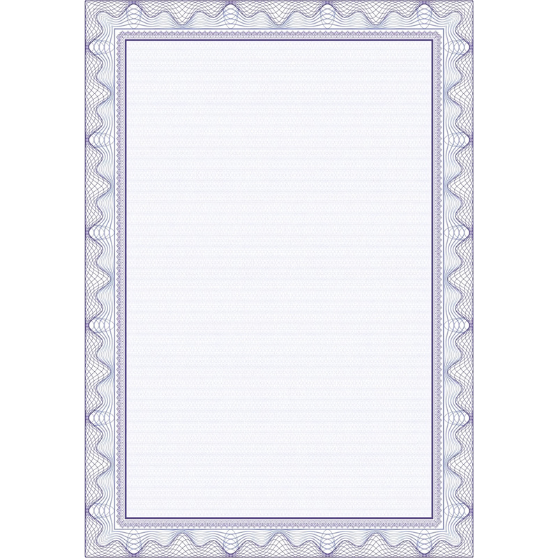 Изображение товара Сертификат-бумага А4 Attache фиолетовая с водяными знаками 100 г/кв.м (50 листов в упаковке)