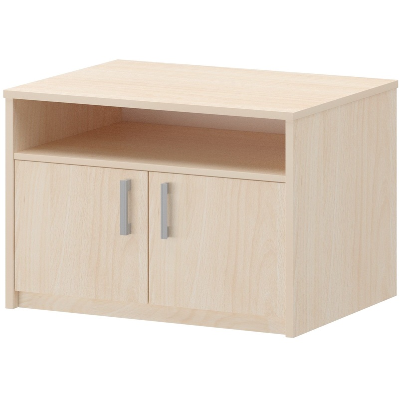 Изображение товара Тумба приставная для оргтехники Арго АТ-10 800х600х600 мм из ЛДСП цвета бук