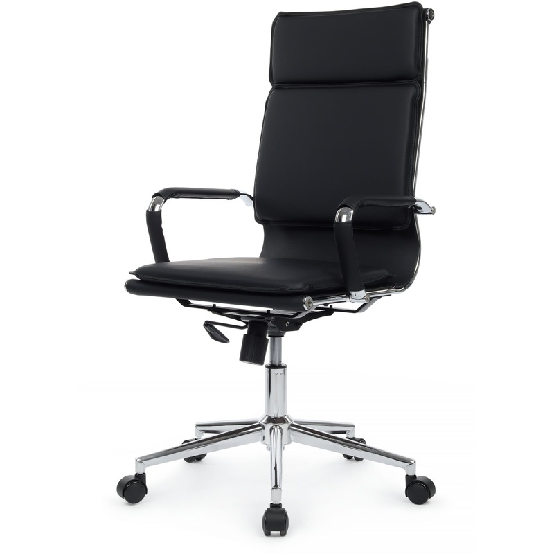 Изображение товара Кресло для руководителей RV Design Hugo чёрное (экокожа, металл)