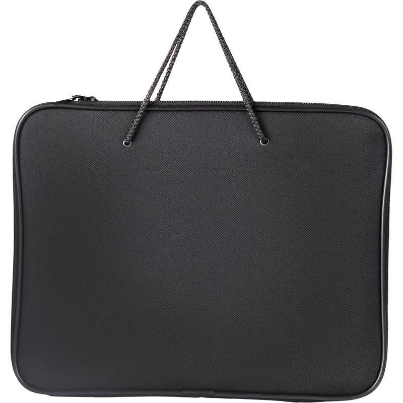 Изображение товара Нейлоновая папка-портфель Attache А4 черная с молнией и ручками шнурами