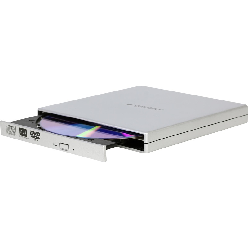 Изображение товара Привод DVD-RW Gembird DVD-USB-02-SV Изображение товара Привод DVD-RW Gembird DVD-USB-02-SV