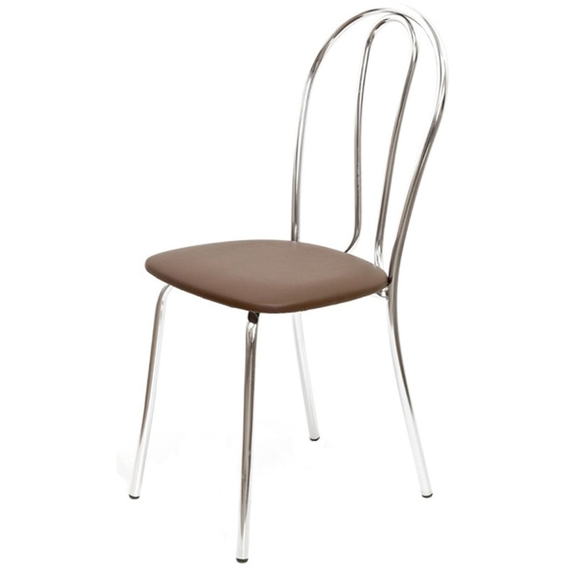 Изображение товара Обеденный стул Венус коричневый искусственная кожа металл стильный комфорт