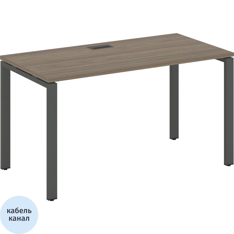 Изображение товара Стол прямой SN-6P.SP-013 (вяз благородный/антрацит, 1380х700х750 мм)