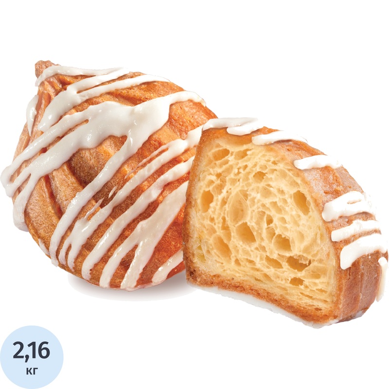 Изображение товара Печенье заварное Гранъ Заварные пышечки в глазури 2 кг