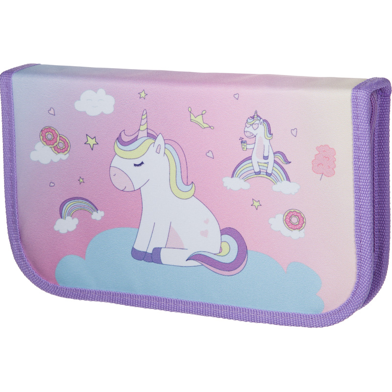 Изображение товара Пенал односекционный Комус Класс Uniland сиреневый