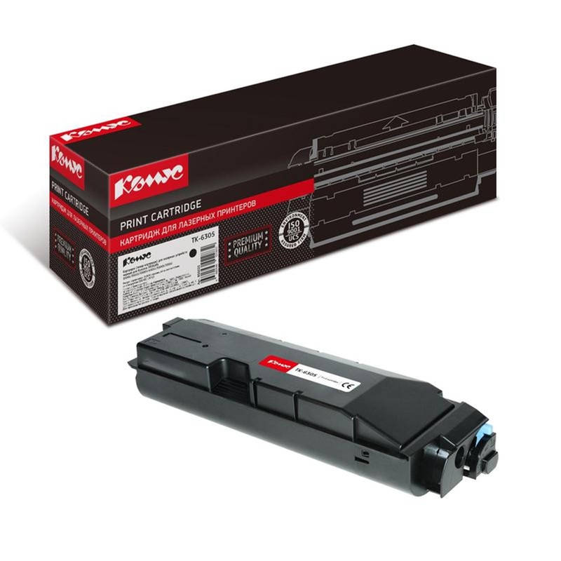 Изображение товара Уценка. Картридж лазерный Комус TK-6305 1T02LH0NL1 для Kyocera чёрный совместимый