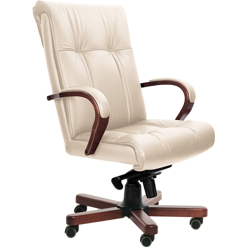 Изображение товара Кресло для руководителя Multi-Office Paris A бежевое из натуральной кожи