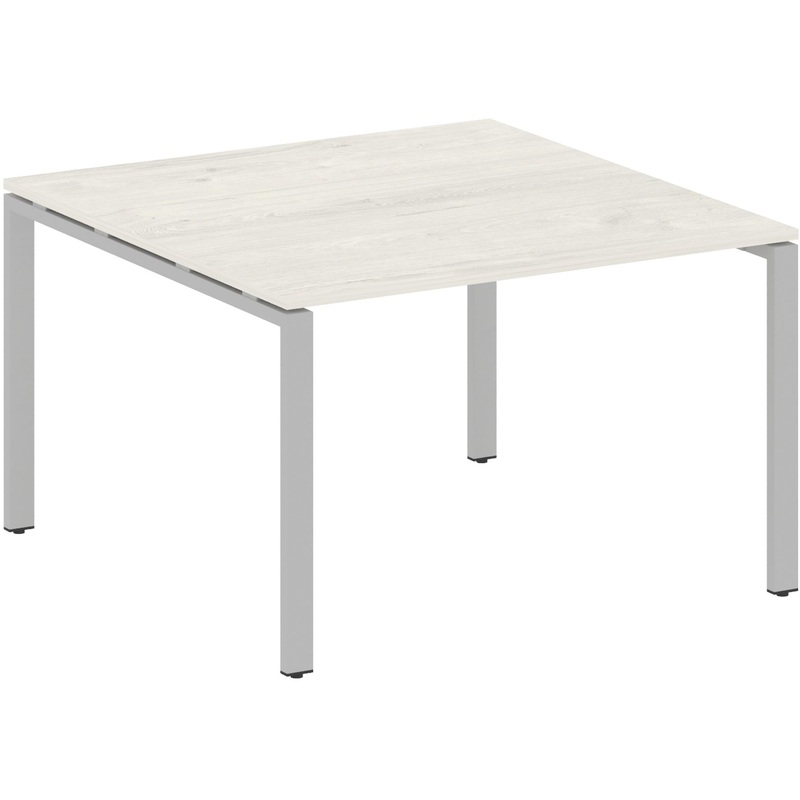 Изображение товара Стол для переговоров Metal System Style БП.ПРГ-1.2 (дуб наварра/серый, 1200x1235x750 мм)