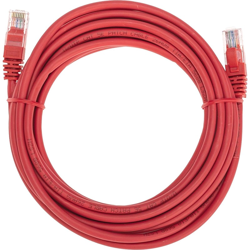Изображение товара Патч-корд витая пара Rexant 02-0103-5 cat 5e 5м для сети интернет