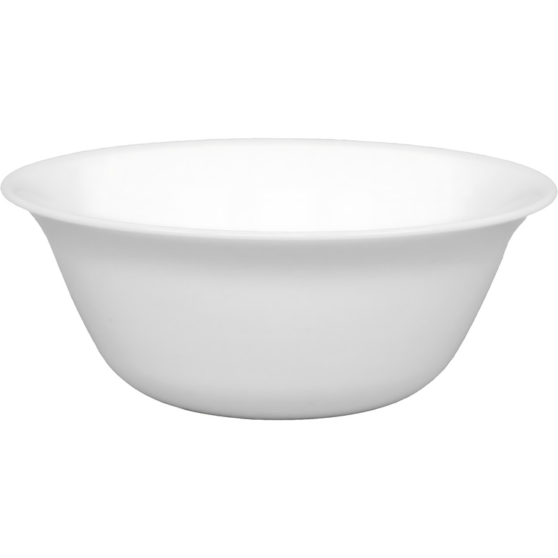 Изображение товара Салатник стеклокерамический Белье 13 см 320 мл белый (6 штук в упаковке)