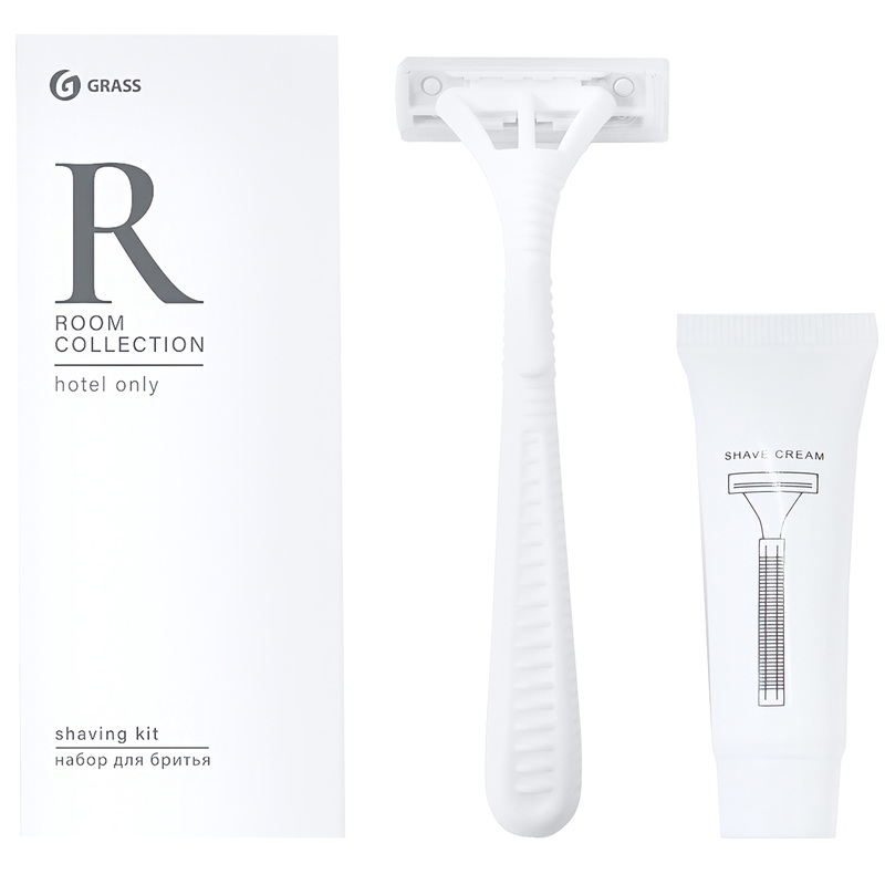 Изображение товара Набор бритвенный Grass Room картон 100 шт для гостиниц и хостелов