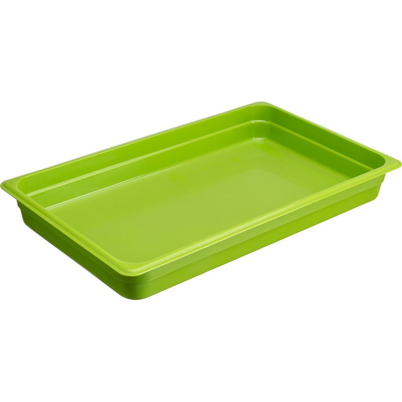 Изображение товара Гастроемкость Restola GN 1/1 53x32.5x6.5 см 9 л полипропилен зеленая