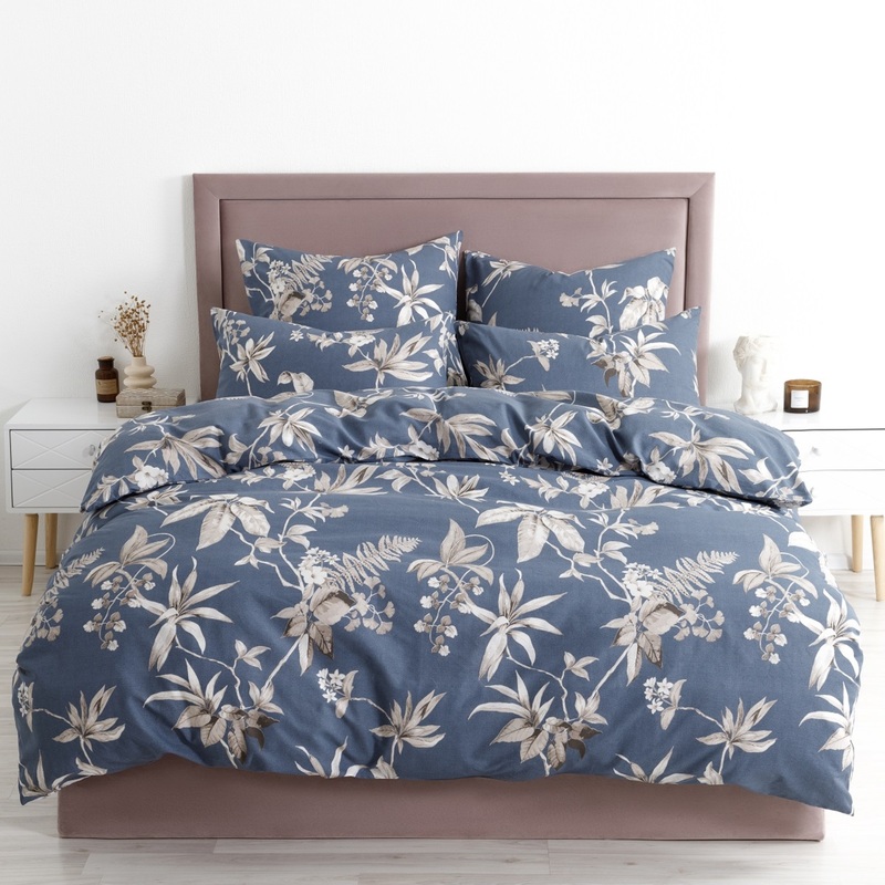 Изображение товара Комплект постельного белья Guten Morgen Flower vines 1.5-спальное бязь 70x70 см