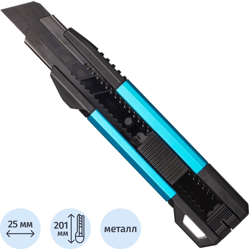 Изображение товара Нож универсальный усиленный TOPFORT SX9100L 25 мм (2175488)