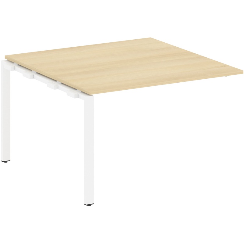 Изображение товара Стол для переговоров Metal System Style БП.ППРГ-2 акация лорка белый 1200x1235x750 мм