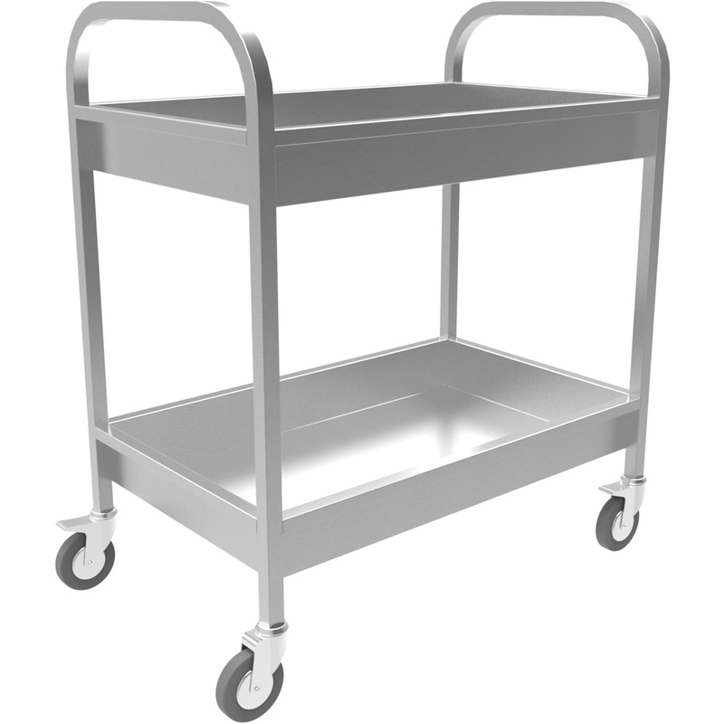 Изображение товара Тележка для сбора посуды Кобор ТСП-80/50, серый цвет