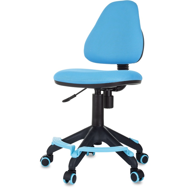 Изображение товара Кресло детское Бюрократ KD-4-F голубое с газлифтом и механизмом качания