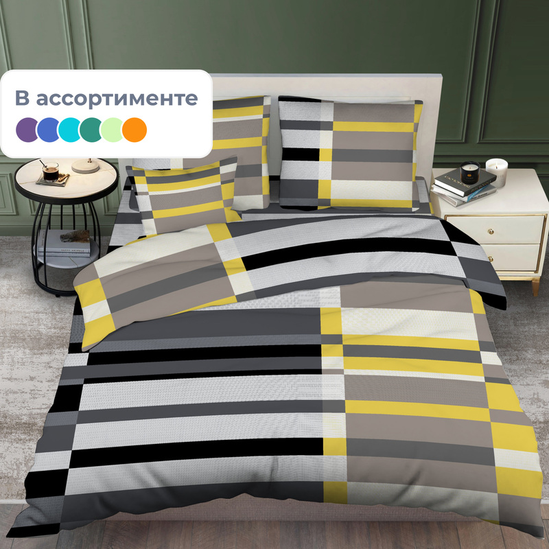 Изображение товара Комплект постельного белья 1.5-спальный бязь 145 г/кв.м Россия