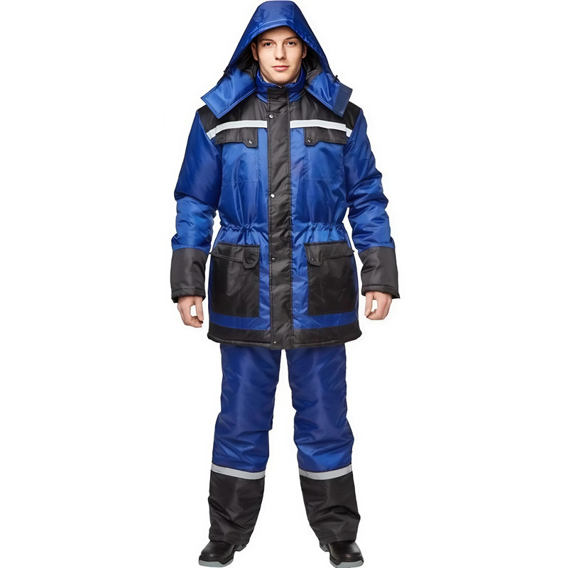 Изображение товара Зимний рабочий костюм мужской з27-КПК с СОП водоотталкивающая ткань утеплитель 300г/кв.м