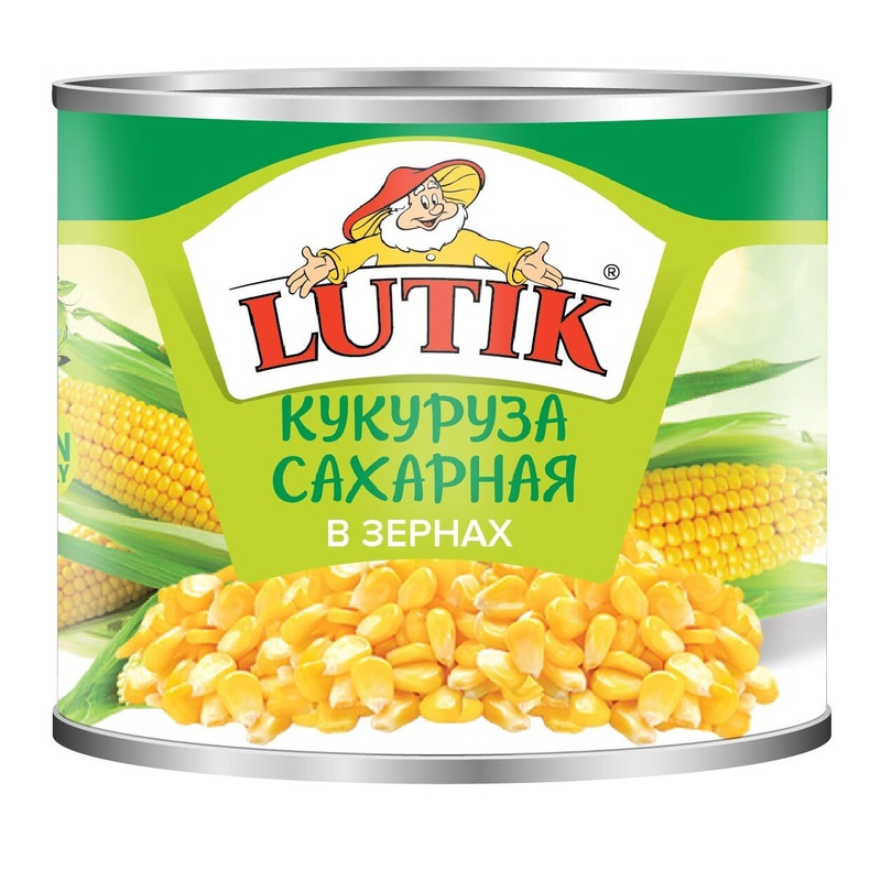 Изображение товара Консервированная кукуруза LUTIK отборная 425 мл натуральная