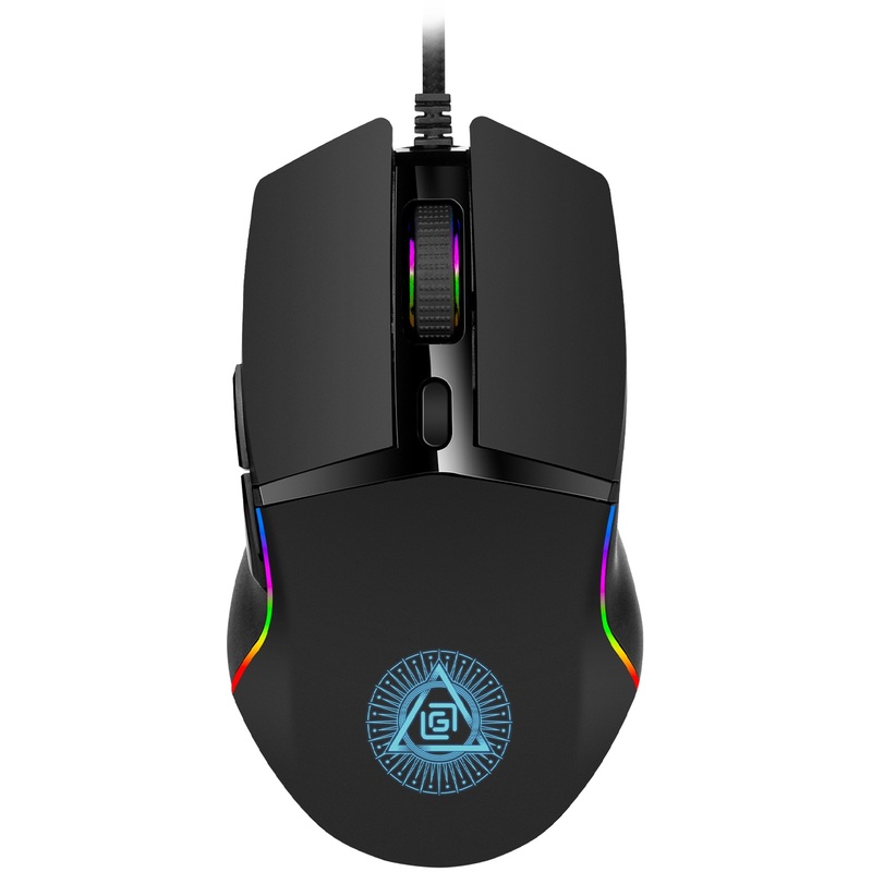 Изображение товара Проводная компьютерная мышь Oklick 717G Prophecy черная с подсветкой