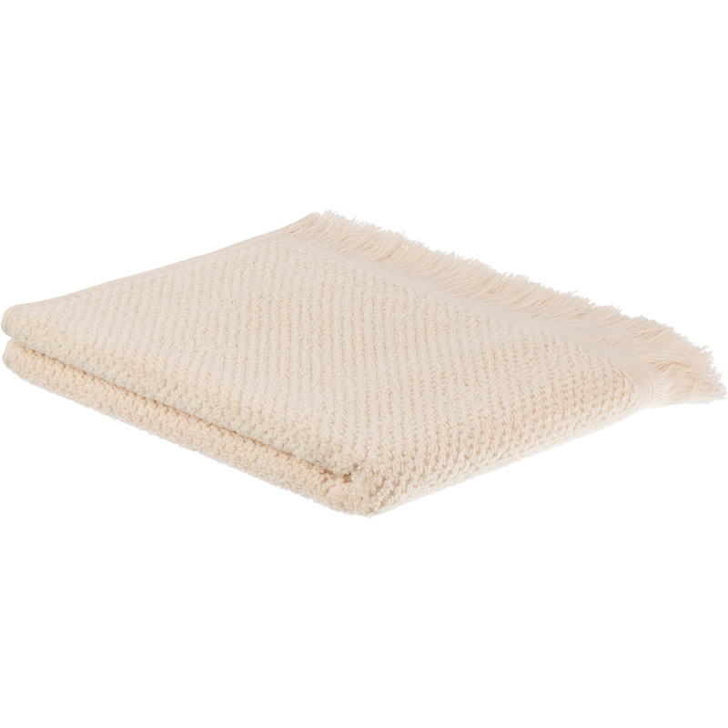 Изображение товара Махровое банное полотенце Комус Руа 70x120 см экрю из 100% хлопка