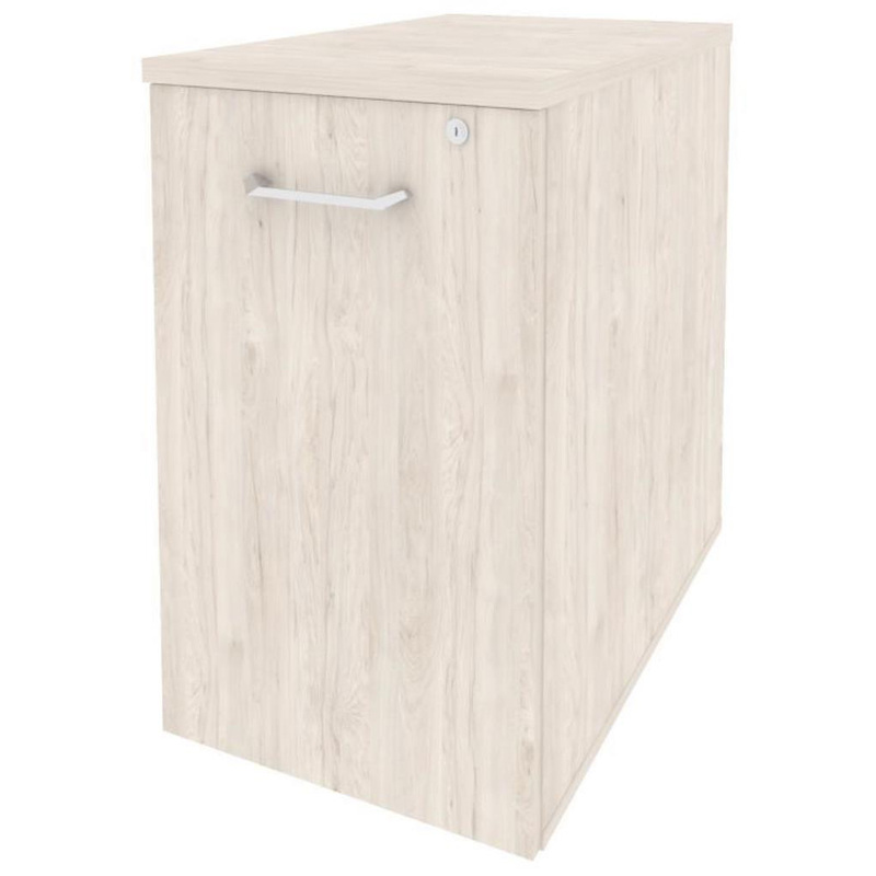 Изображение товара Тумба приставная Onix O.VTPO-1.7 с центральным замком (денвер светлый, 432х720х750 мм, с выдвижной секцией)