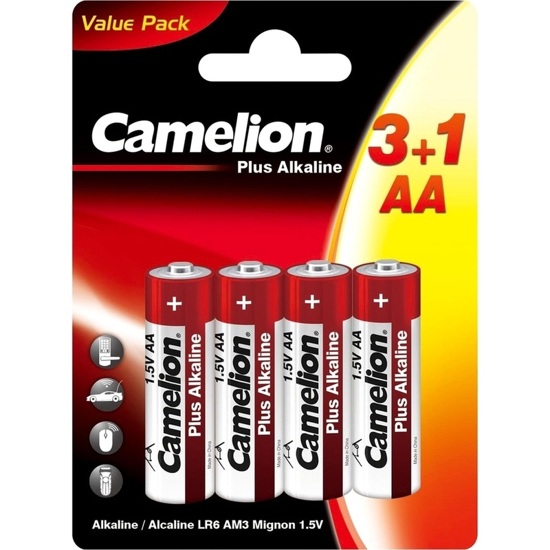 Изображение товара Батарейка AA пальчиковая Camelion Plus 4 шт в блистере
