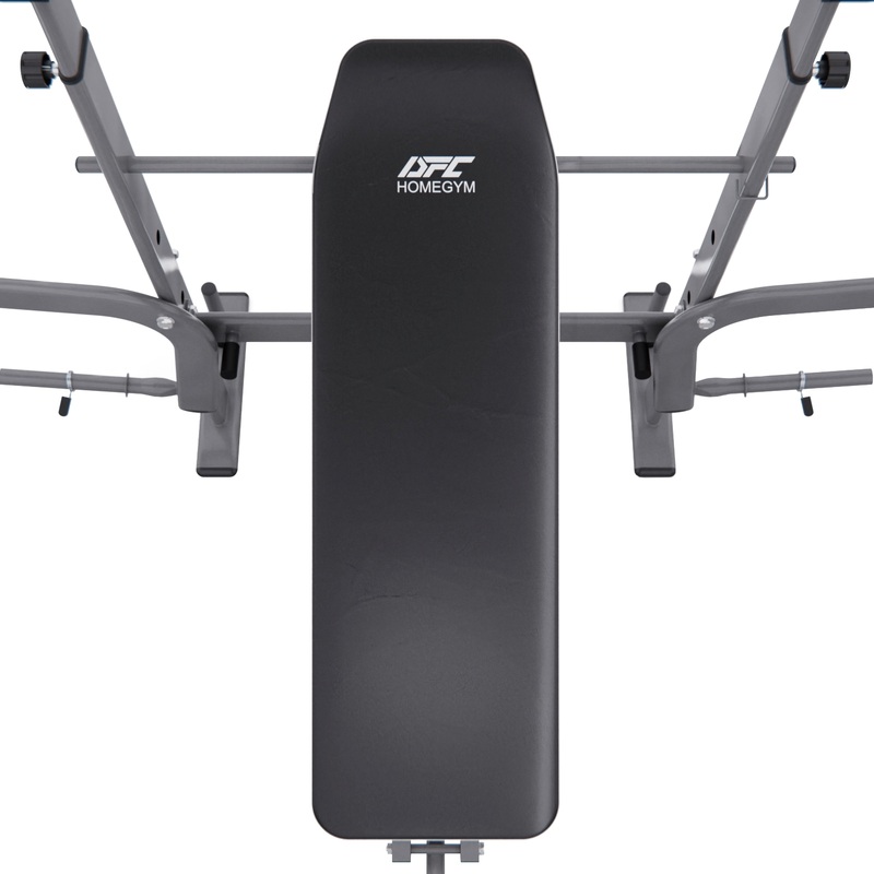 Изображение товара Скамья со стойками DFC Pro широкий хват для домашних тренировок