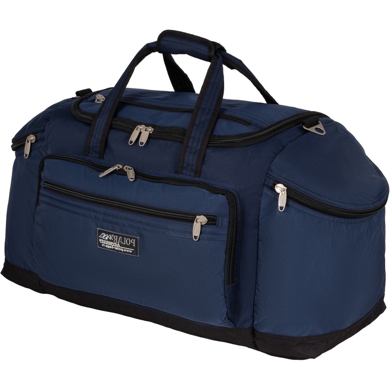 Изображение товара Дорожная сумка Polar из полиэстера темно-синяя 71 л П810А-04
