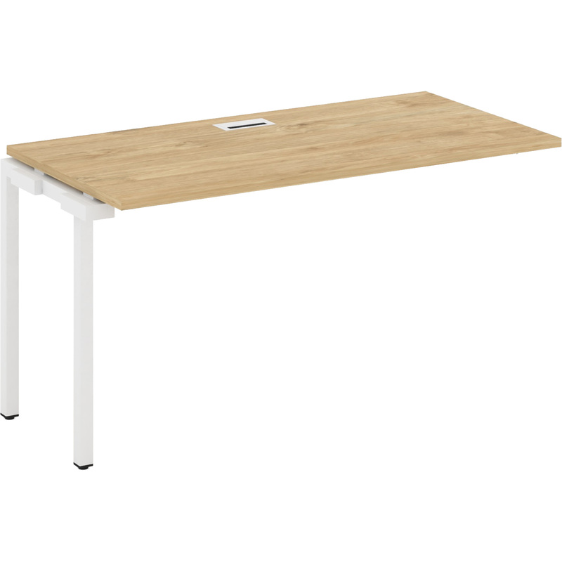 Изображение товара Стол бенч Style Project SN 4P ONRS 003 тиквуд светлый белый 1380x600x750 мм