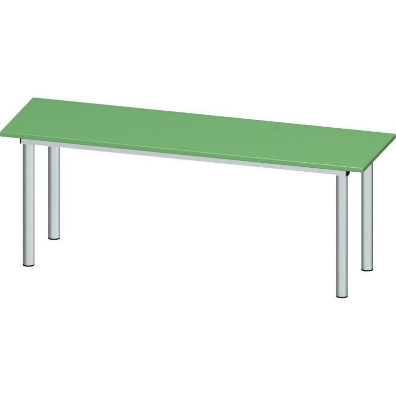 Изображение товара Скамья для одевания МЦ-952 на металлокаркасе 1204х354х450 мм зеленая
