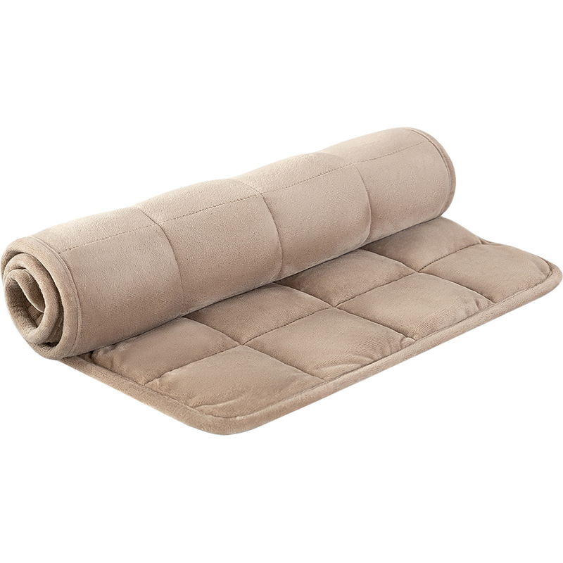 Изображение товара Односпальное утяжелённое одеяло Prime Prive Минки 40x90 см кассетное бежевое