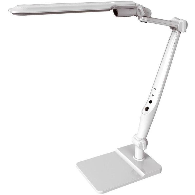 Изображение товара Настольный светильник Camelion KD-831 C01 белый с регулируемым светом сенсорным управлением