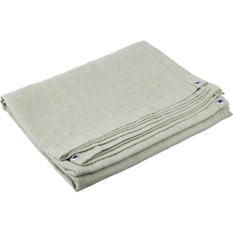 Изображение товара Тент-полог брезент ОП 200 см x 3 м с люверсами хаки огнеупорный