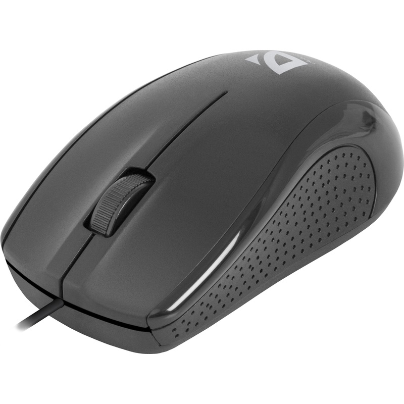 Изображение товара Проводная компьютерная мышь Defender Optimum MB-160 с USB интерфейсом черная